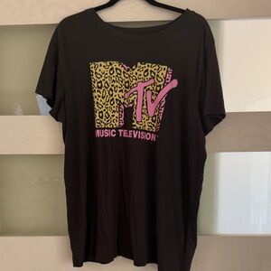 MTV Gray Graphic T-Shirt